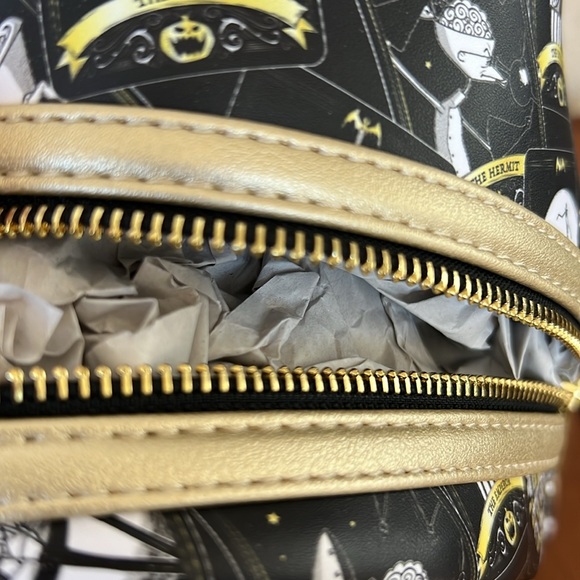 Loungefly Disney Nightmare Before Christmas Tarot Card AOP Womens backpack - Picture 6 of 7